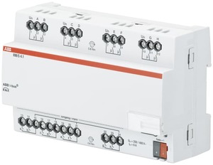 KNX switching actuator with inputs, 8 binary outputs , 8 inputs, 6A, DIN rail, white, Ref. RM/S 4.1