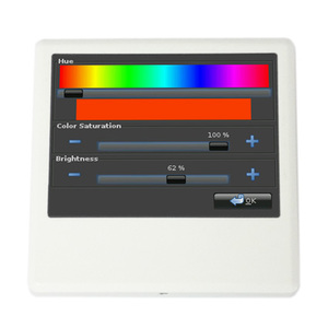 KNX room controller, Touch_IT-V-C3 AW, white aluminium, Ref. 22410201