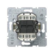Rockers switch double change-over, isolated input terminals (Module inserts)