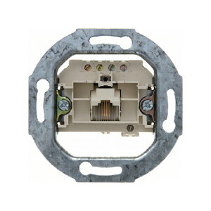 Module inserts FCC socket outlet, 8(4)-pole white