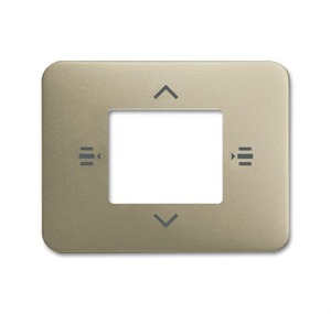 Cover plate for control element, 6 fold. Palladium. Busch-Installation bus KNX.