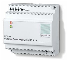 Power supply, 24VDC, 4A, Ref. ST1108