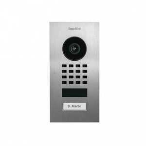 Doorbird videoportero ip d1101v acero inoxidable v2a, cepillado.  video-door communication video-door communication, SIP / SIP client, outdoor unit, for switch wall box, Ref. 423866782