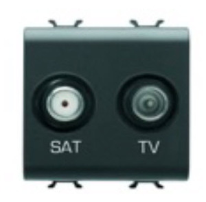 SAT / TV base, 01 channel, Ref. INT-C021-01-02