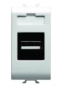 USB SOCKET OUTLET 1 M PEARL WHITE