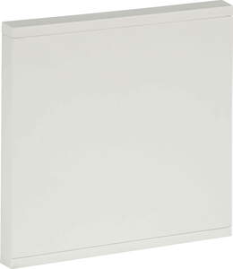 KNX push button 2 rockers, without status, serie ORIA, ivory white, Ref. INT-OS1-020000