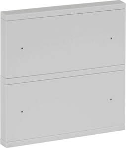 KNX push button 4 rockers, with status LED, serie ORIA, ivory white, Ref. INT-OS2-0200F0