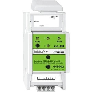 Switch actuator REG-K/2x230/10 with manual mode