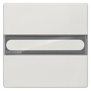 DELTA style, titanium white Rocker switch with label for universal switch Change/off for intermediate and OFF switch for neutral pushbutton, 68x 68 mm